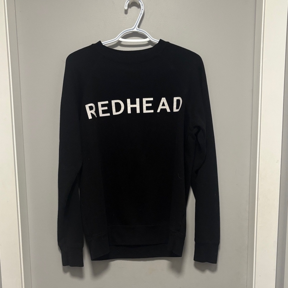 RedHead Black and Burgundy Sweatshirt with White Text each $60
